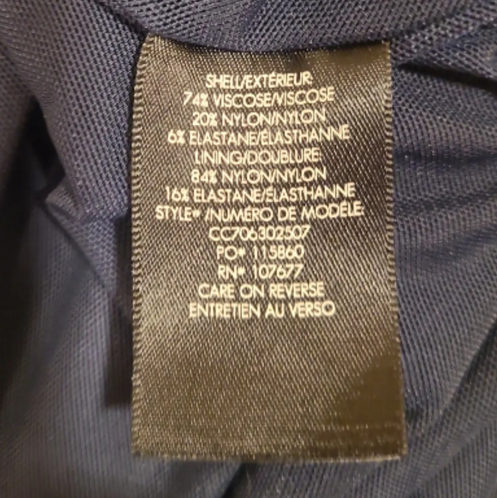 ALICE + OLIVIA | Dark Blue Flared Spaghetti Strap Mini Dress in Size 2 - Picture 7 of 7